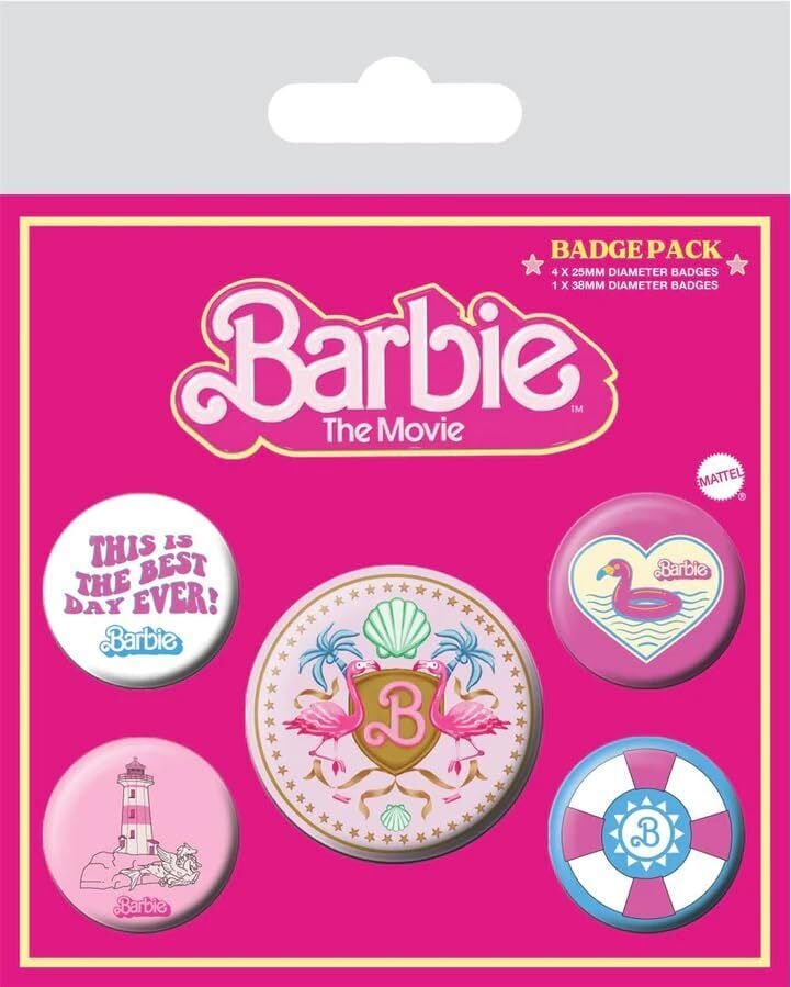 Barbie - Knappar 5-pack