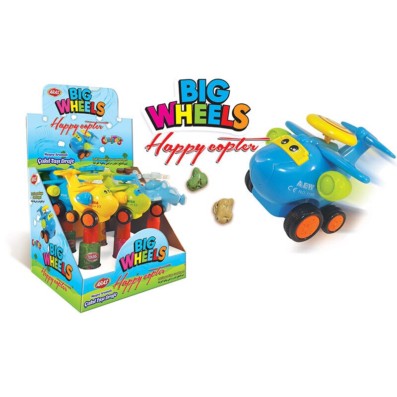 Leksakshelikopter med godis