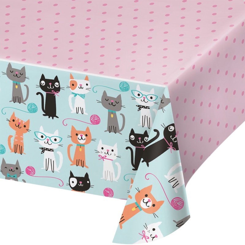 Cat Party - Bordsduk 137 x 259 cm