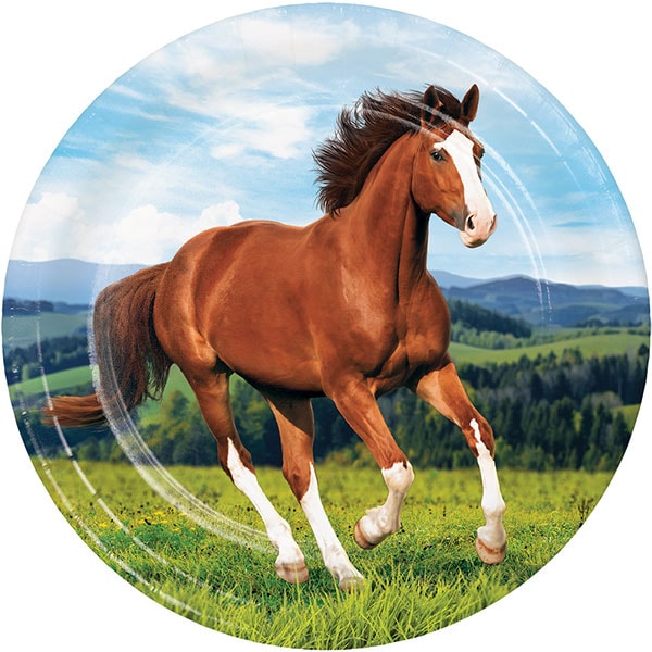 Horse and Pony - Tallrikar 8-pack