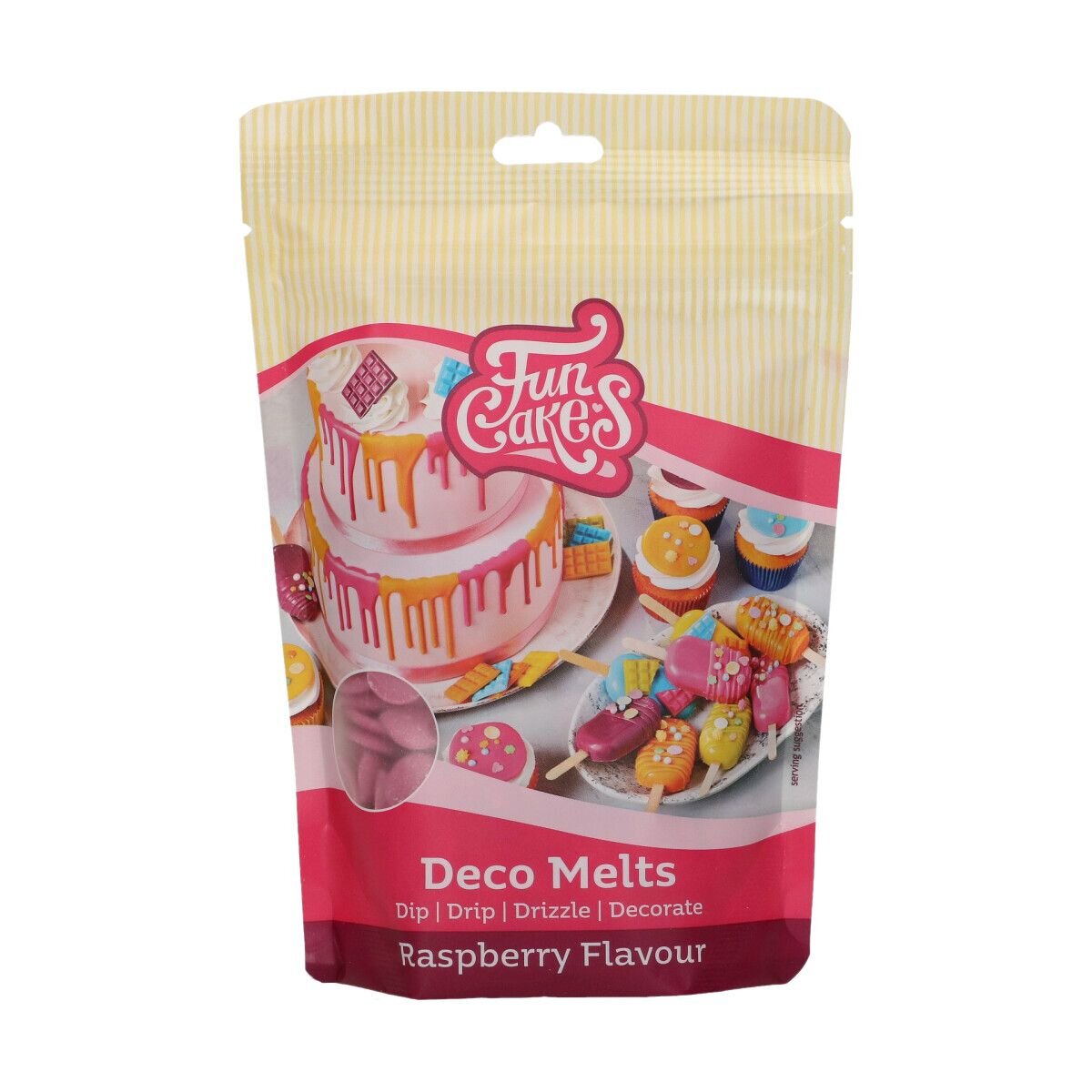 FunCakes - Deco Melts Hallonsmak 250 gram