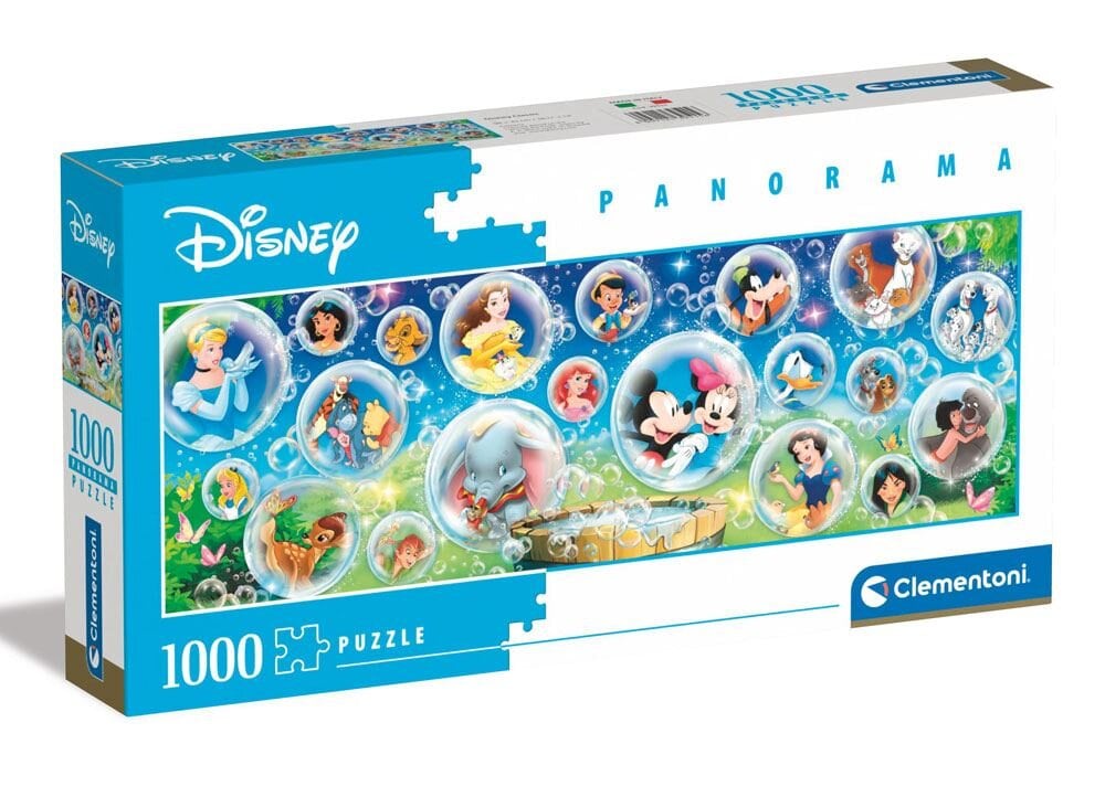 Clementoni Panorama Pussel - Disney Bubbles 1000 bitar