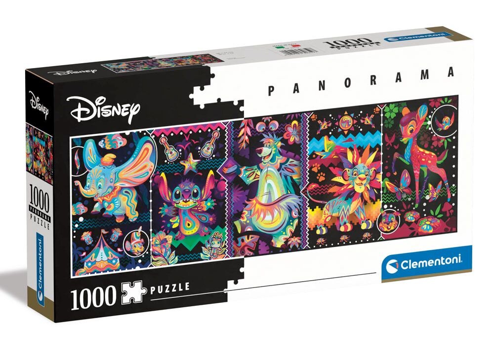 Clementoni Panorama Pussel - Disney Pop Art 1000 bitar