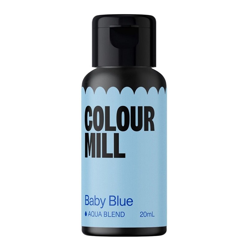 Colour Mill - Vattenbaserad ätbar färg ljusblå 20 ml