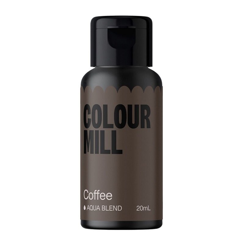 Colour Mill - Vattenbaserad ätbar färg kaffebrun 20 ml