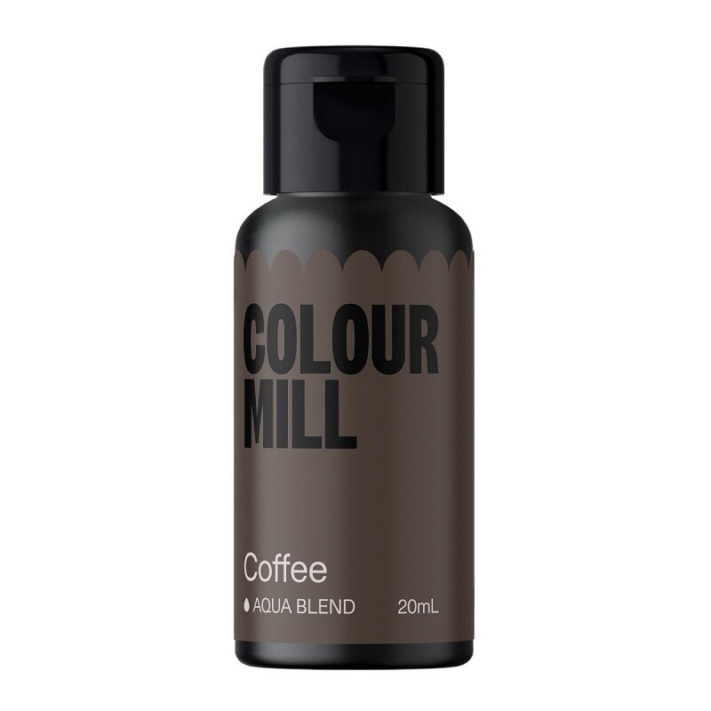 Colour Mill - Vattenbaserad ätbar färg kaffebrun 20 ml