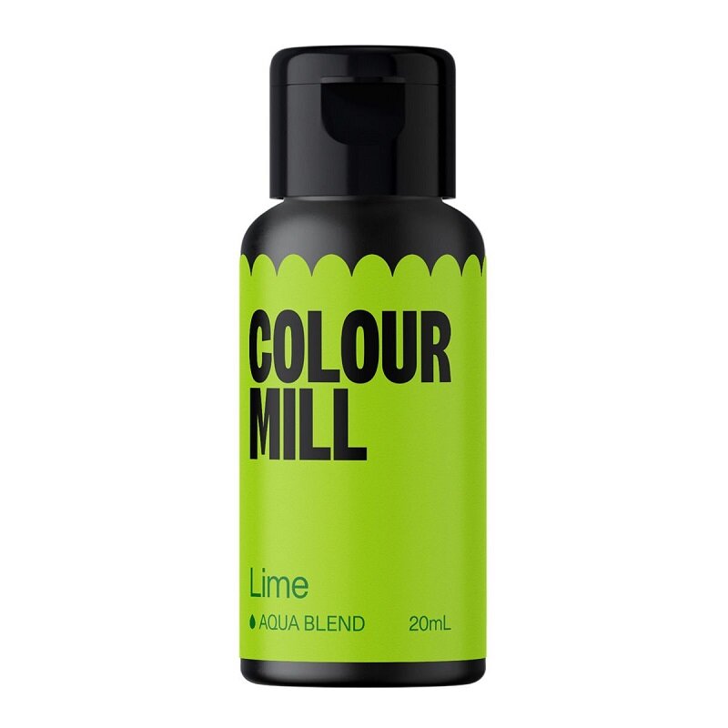 Colour Mill - Vattenbaserad ätbar färg limegrön 20 ml