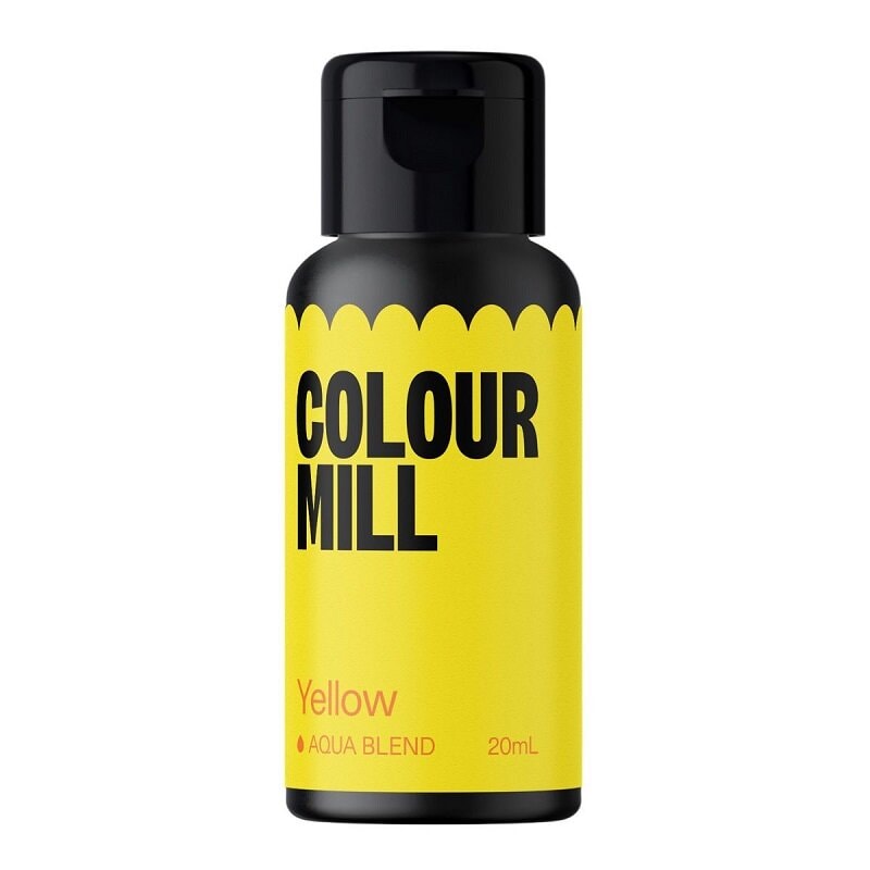 Colour Mill - Vattenbaserad ätbar färg gul 20 ml