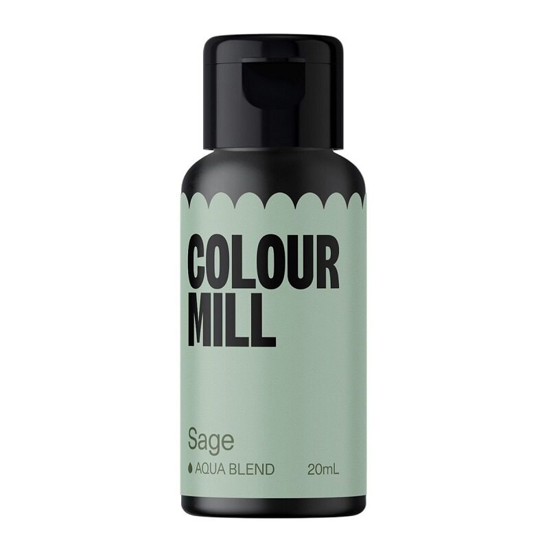 Colour Mill - Vattenbaserad ätbar färg salvia grön 20 ml