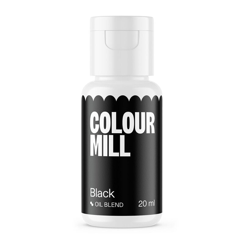 Colour Mill Oljebaserad ätbar färg svart 20 ml