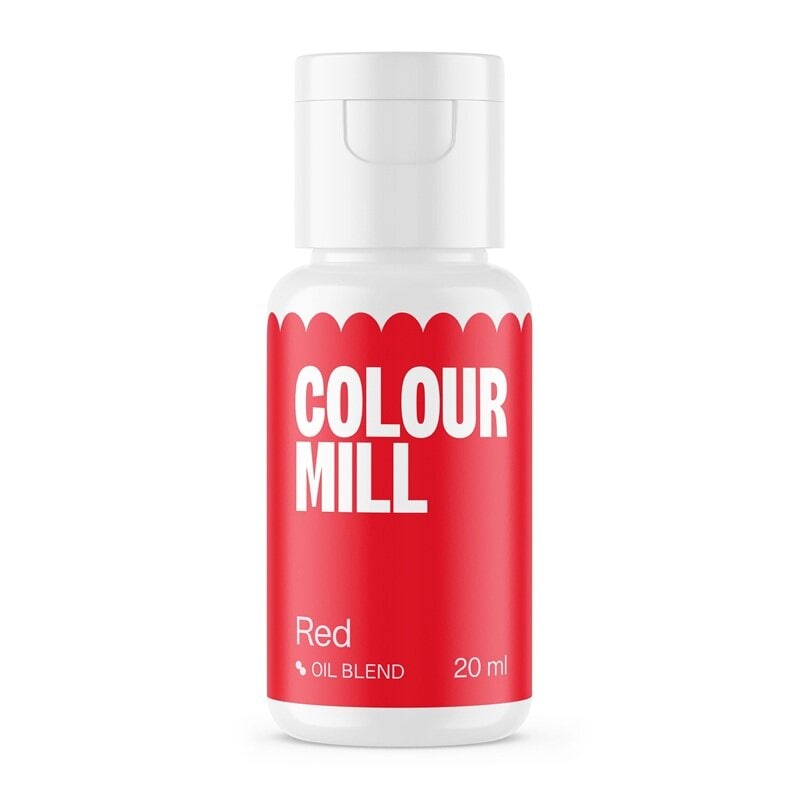 Colour Mill Oljebaserad ätbar färg röd 20 ml
