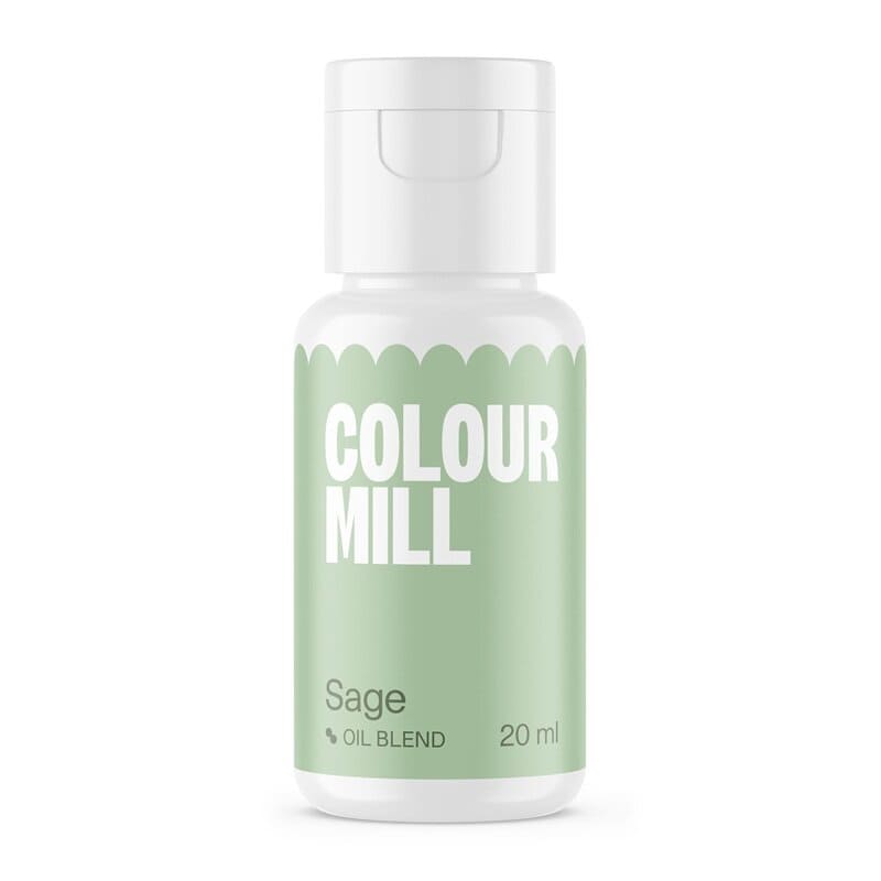 Colour Mill Oljebaserad ätbar färg salviagrön 20 ml