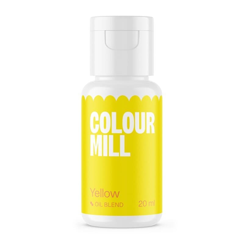 Colour Mill Oljebaserad ätbar färg gul 20 ml