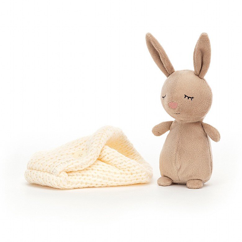 Jellycat - Kanin med gräddvit filt 18 cm