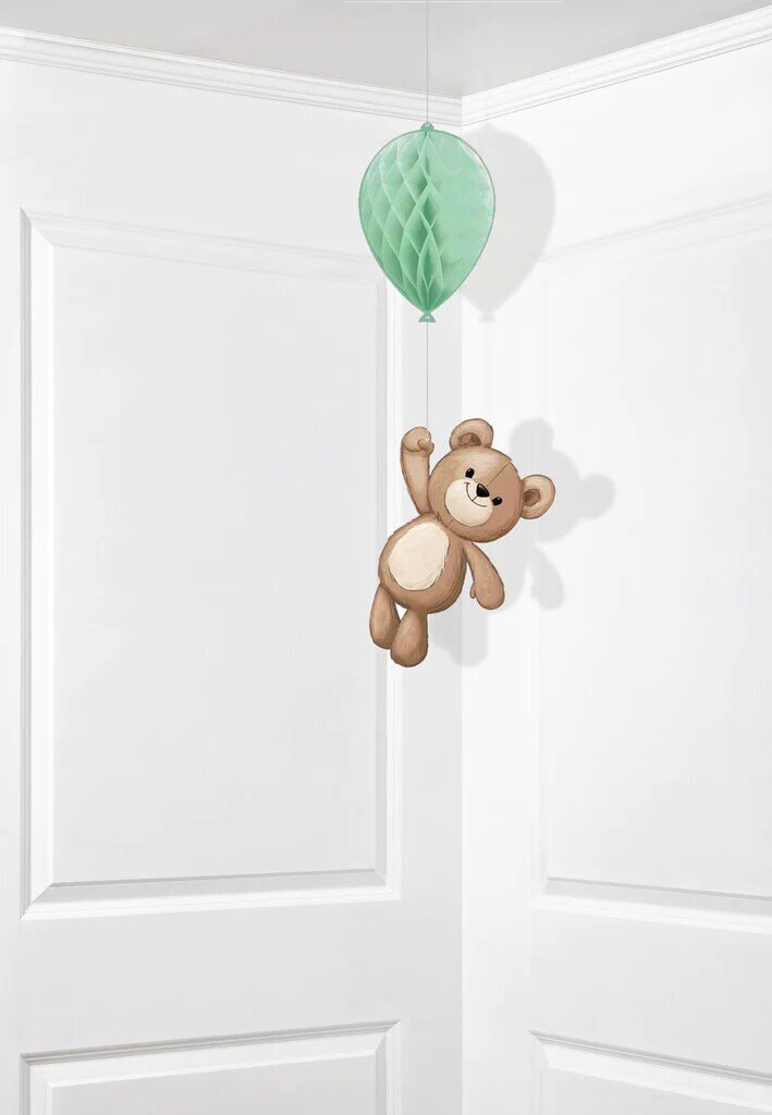 Teddybjörn Babyshower - Hängande dekoration