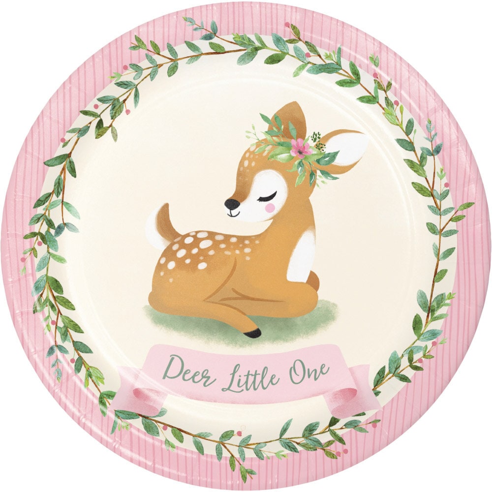 Deer Little One, Tallrikar 1 år 8-pack