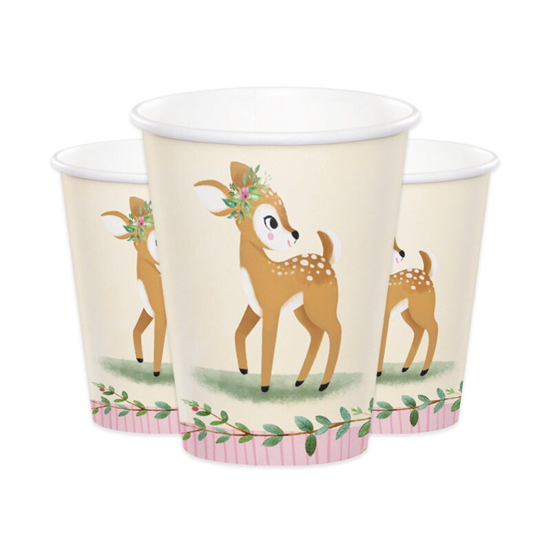 Deer Little One - Pappmuggar 8-pack