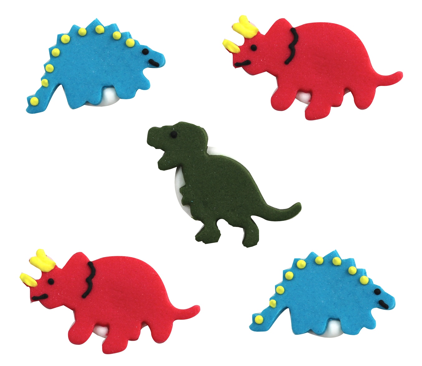 Sockerdekorationer, Dinosaurier 5-pack