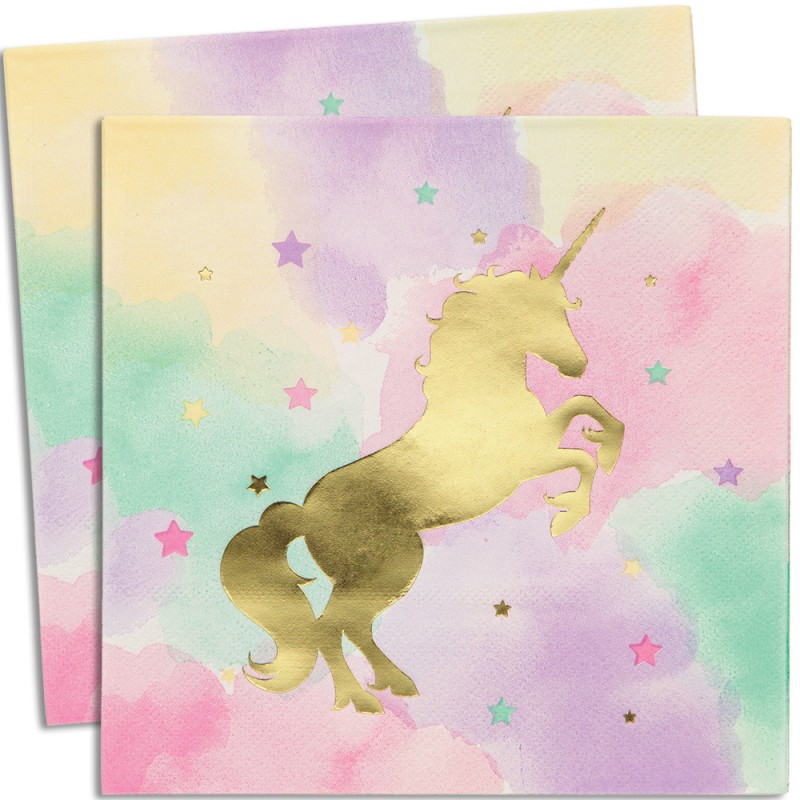 Unicorn Sparkle - Servetter 16-pack