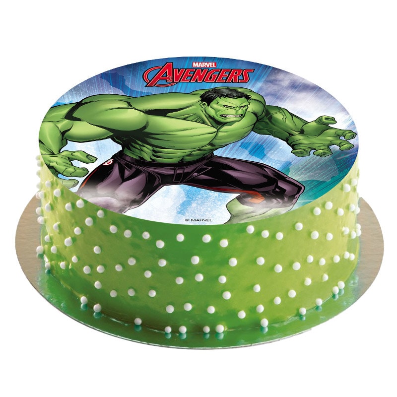 Tårtbild Hulken - Oblat 20 cm