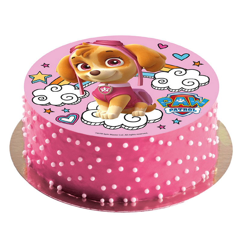 Tårtbild Paw Patrol Skye - Oblat 20 cm