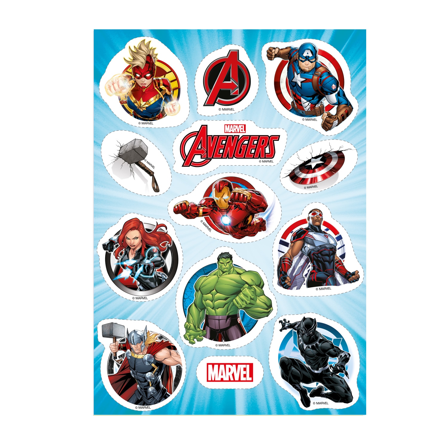 Avengers, Sockerdekorationer 13-pack