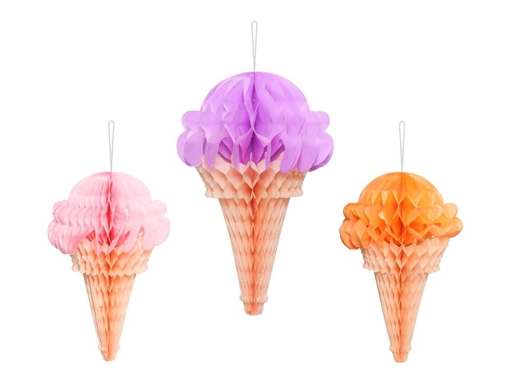 Honeycomb Glassar 20- 30 cm, 3-pack