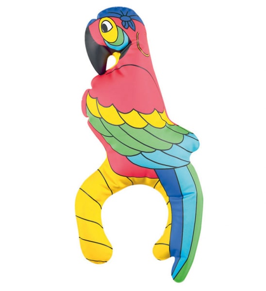 Uppblåsbar Papegoja 28 cm