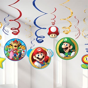 Super Mario, Hängande dekorationer (swirl)