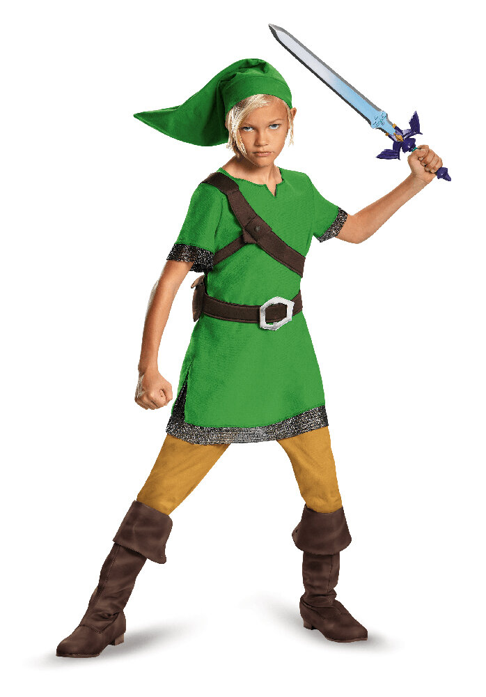 Zelda Link Maskeraddräkt 7-8 år