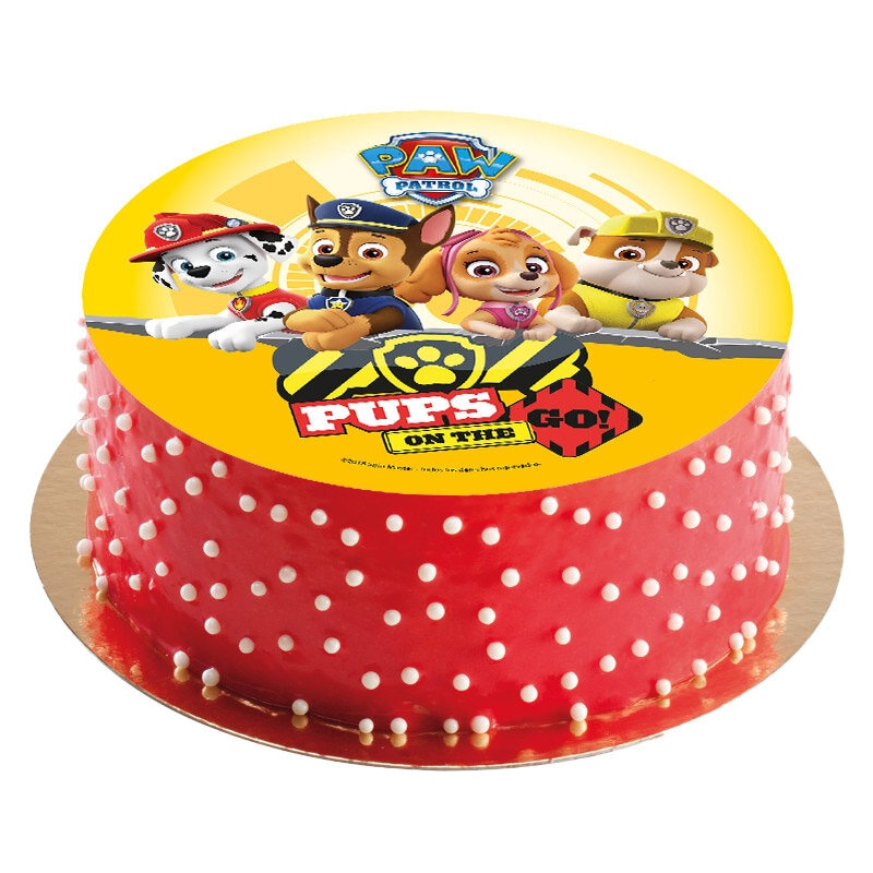 Tårtbild Paw Patrol - Oblat 20 cm (A)