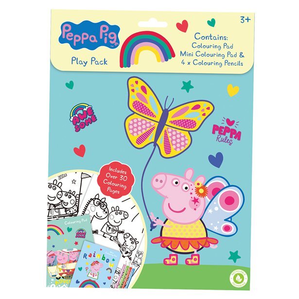 Peppa Pig, Målarböcker med pennor 