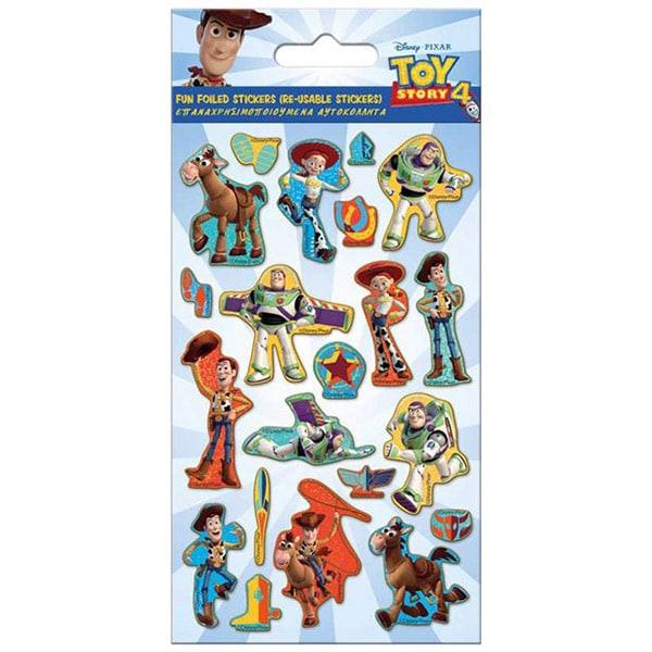 Toy Story 4, Folierade Stickers 22-pack