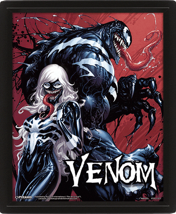 Venom, 3D Canvas tavla Teeth and Claws