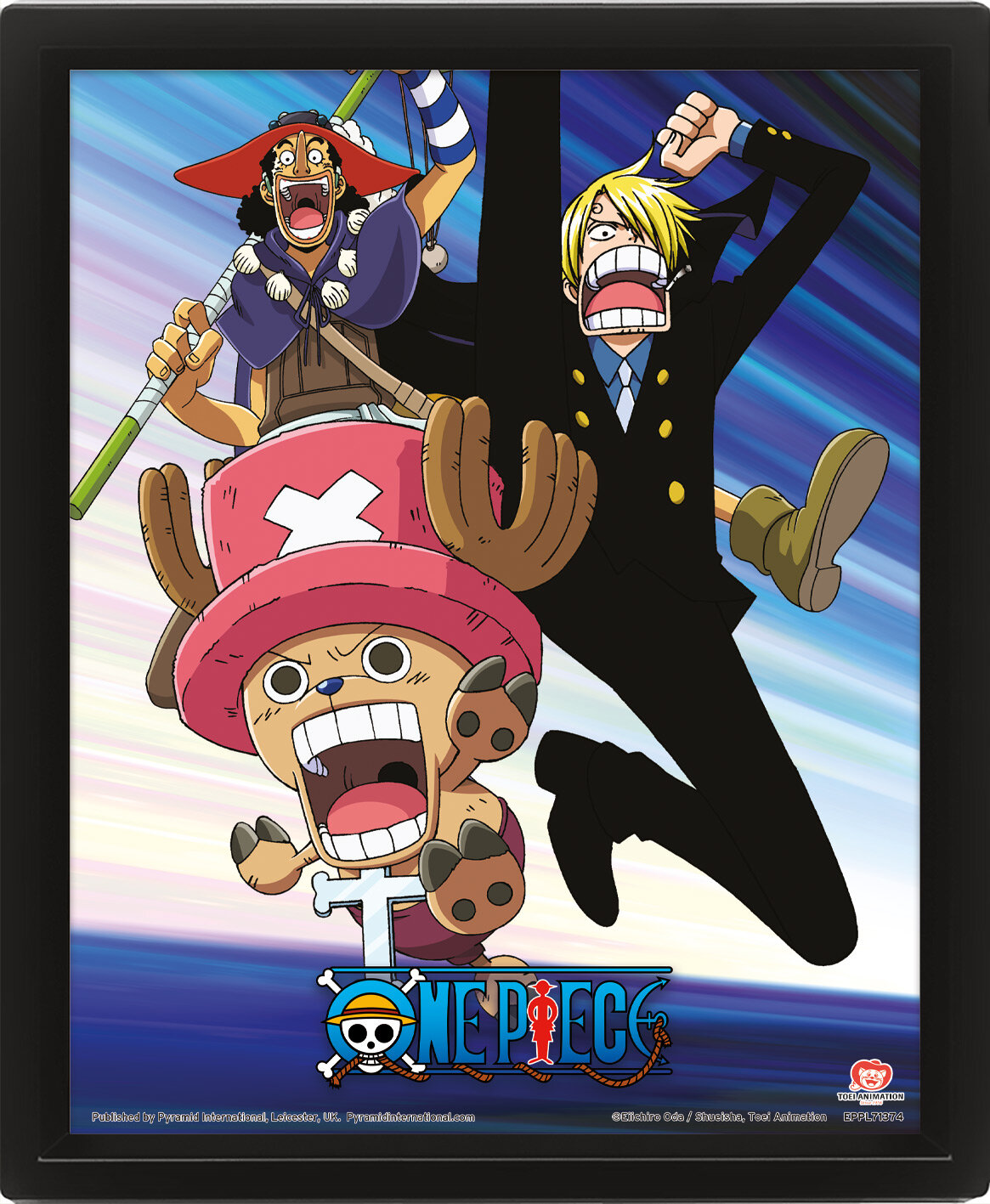 One Piece - 3D Canvas-tavla 