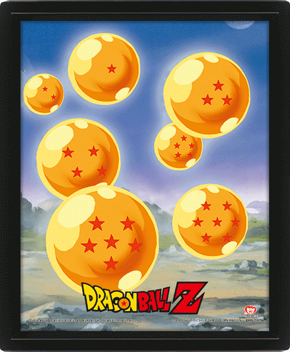 Dragon Ball Z - 3D Canvas-tavla Shenron Unleashed