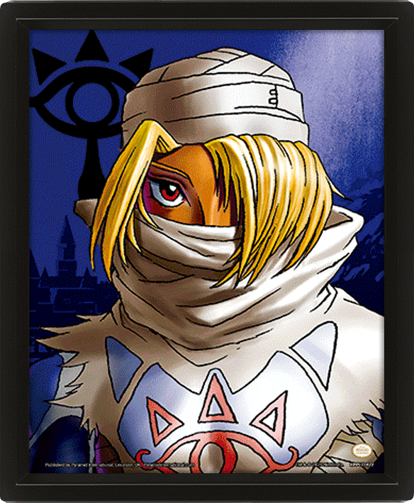 Zelda - 3D Canvas tavla Zelda to Sheik