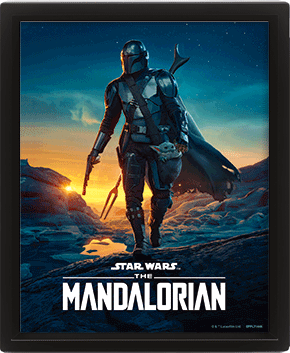 The Mandalorian, 3D Canvas-tavla Nightfall