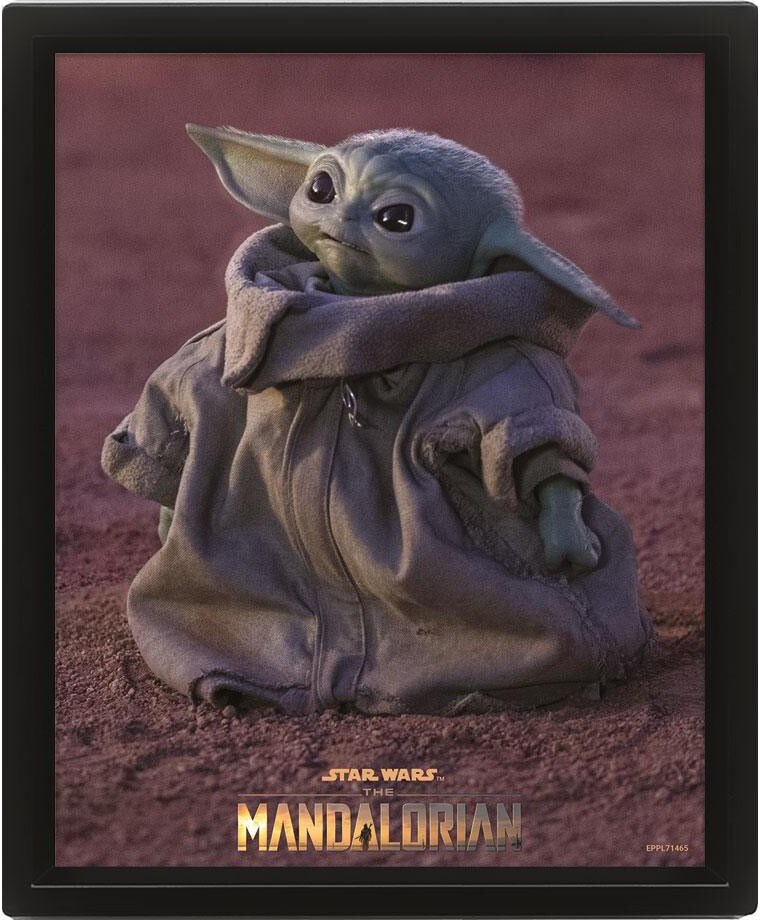The Mandalorian, 3D Canvas-tavla Grogu