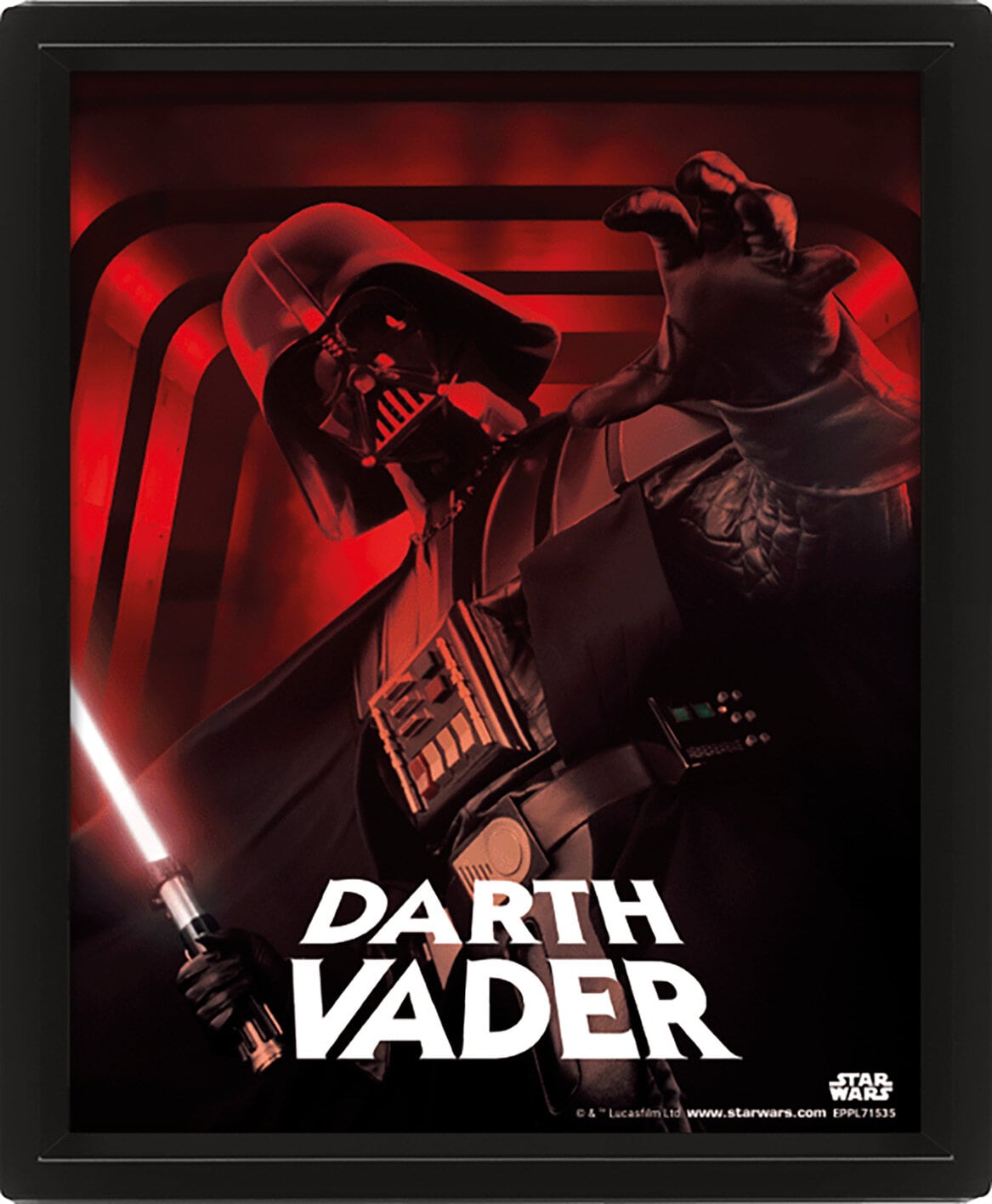 Star Wars - 3D Canvas-tavla Darth Vader