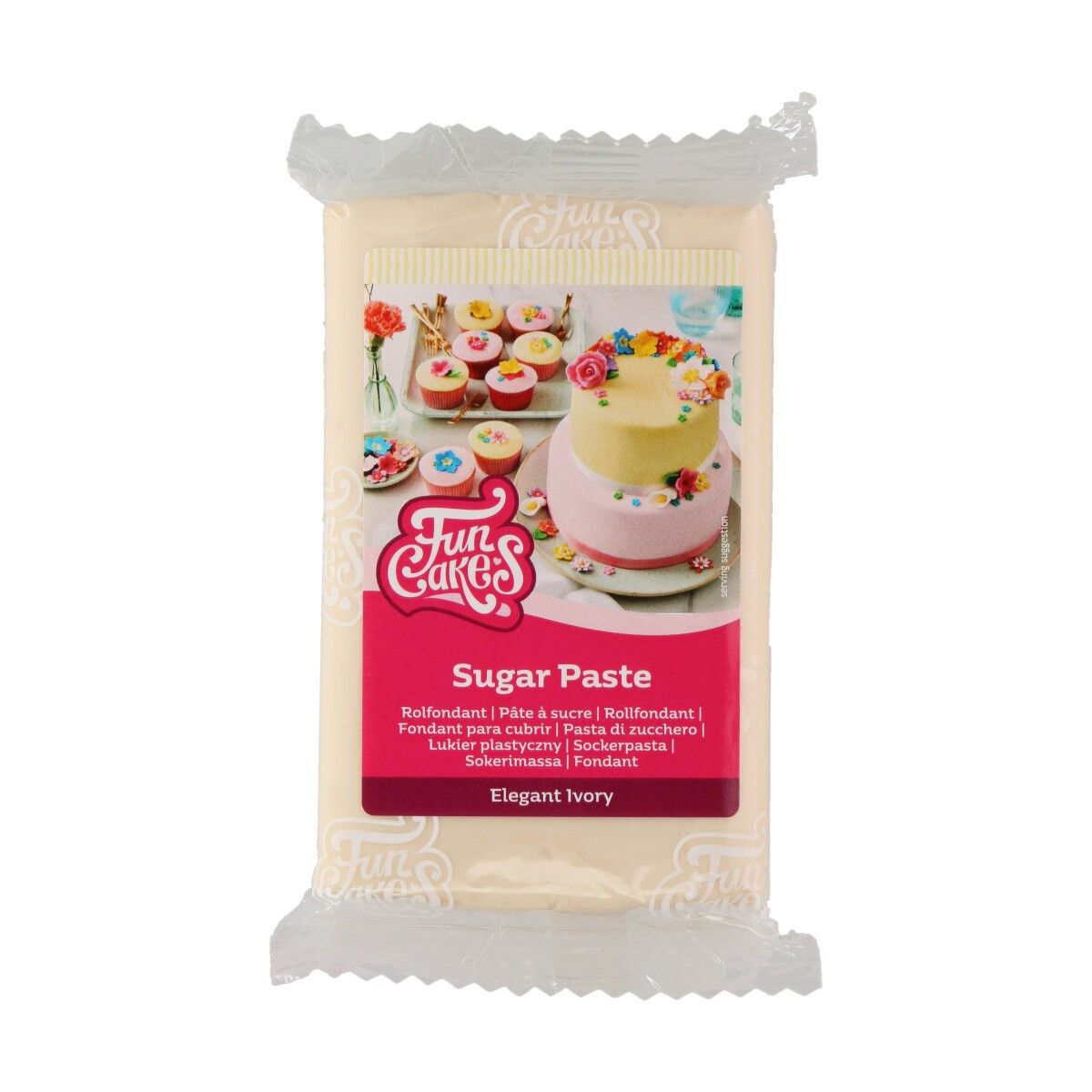 FunCakes - Sockerpasta Ivory 250 gram