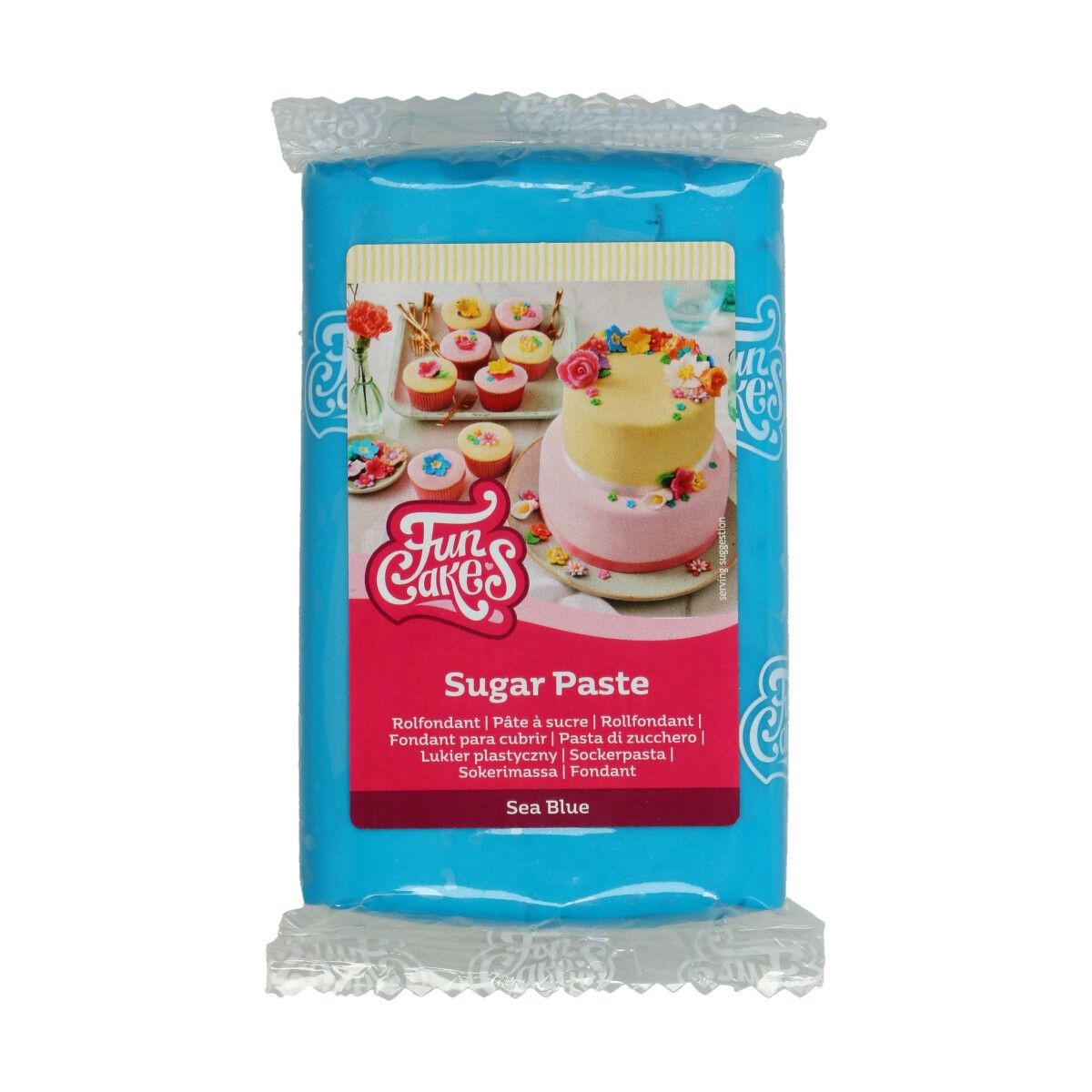 FunCakes - Sockerpasta Mörkblå 250 gram