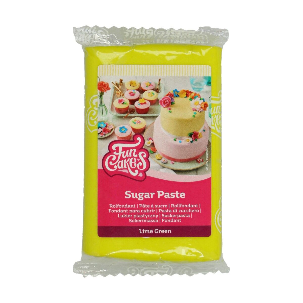 FunCakes - Sockerpasta Limegrön 250 gram