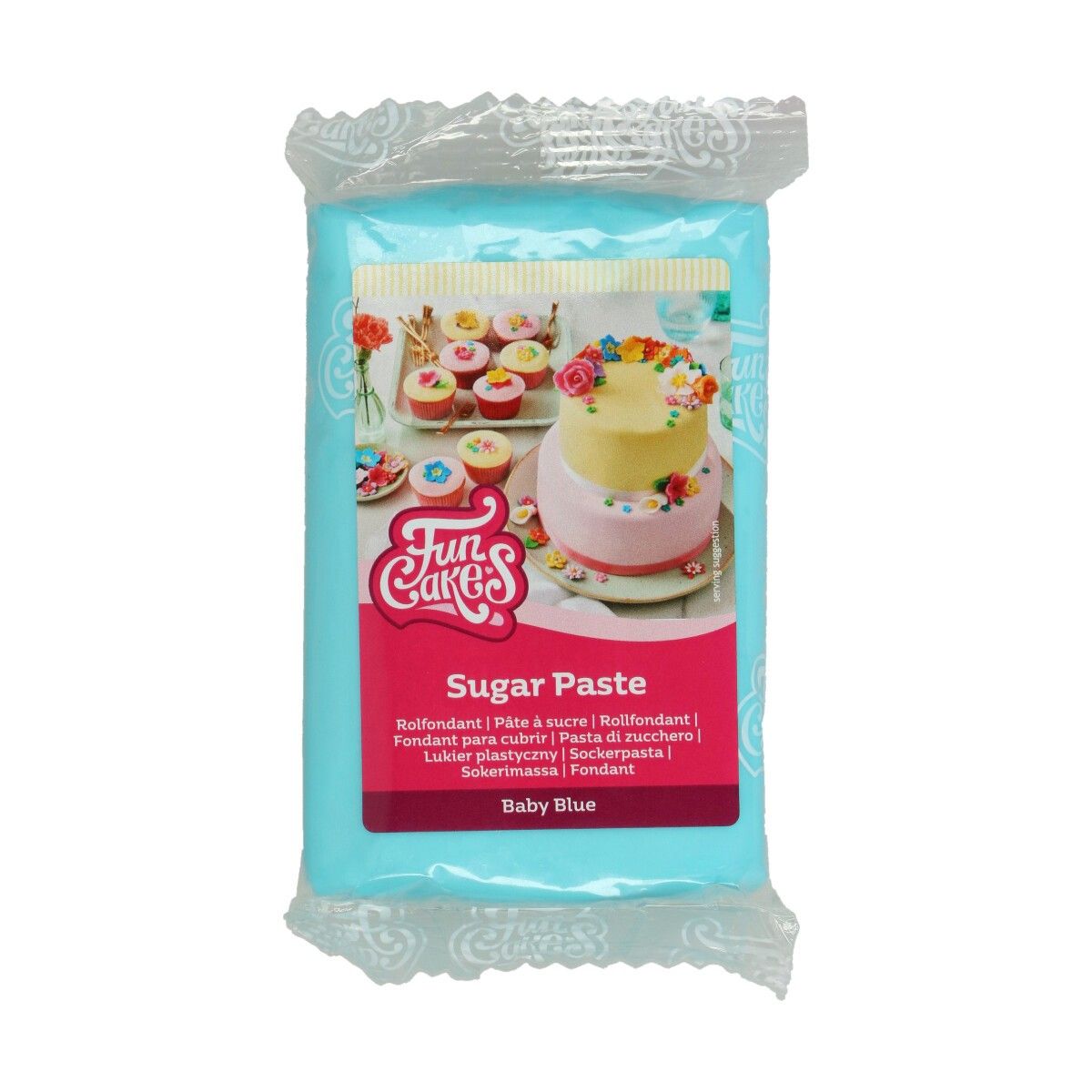 FunCakes - Sockerpasta Baby Blå 250 gram