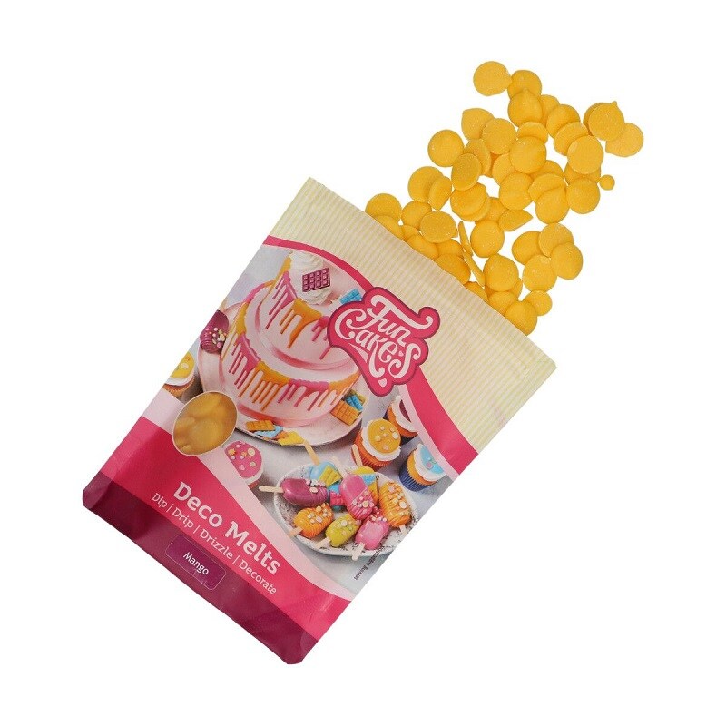 FunCakes - Deco Melts Mango 250 gram