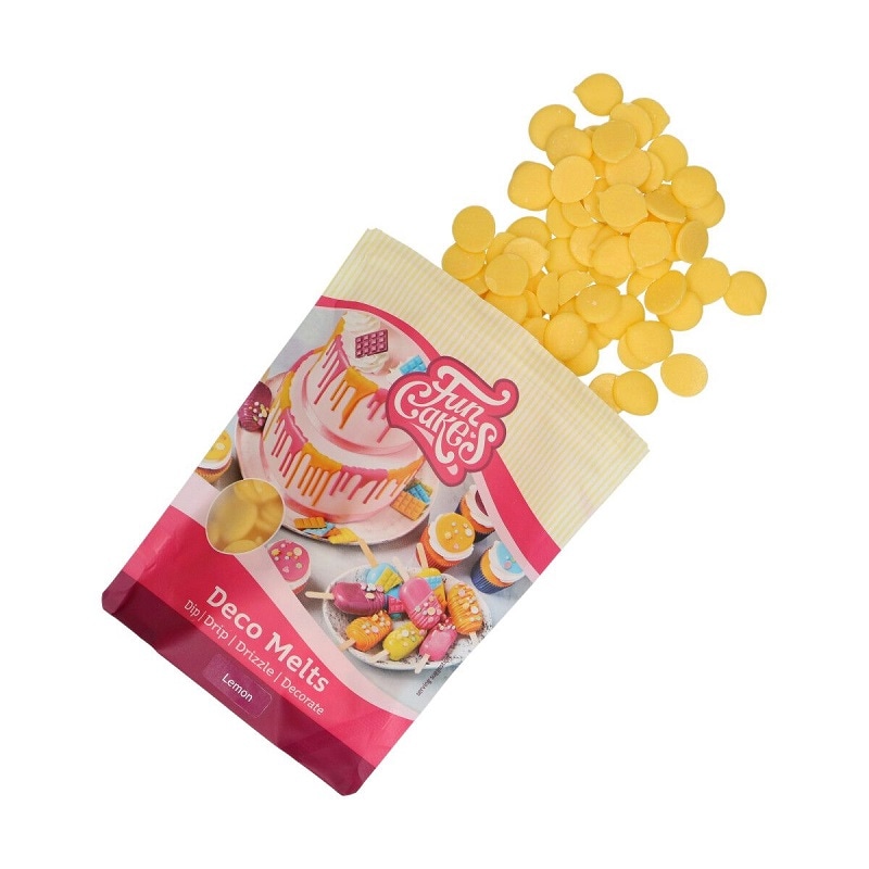 FunCakes - Deco Melts Lemon 250 gram