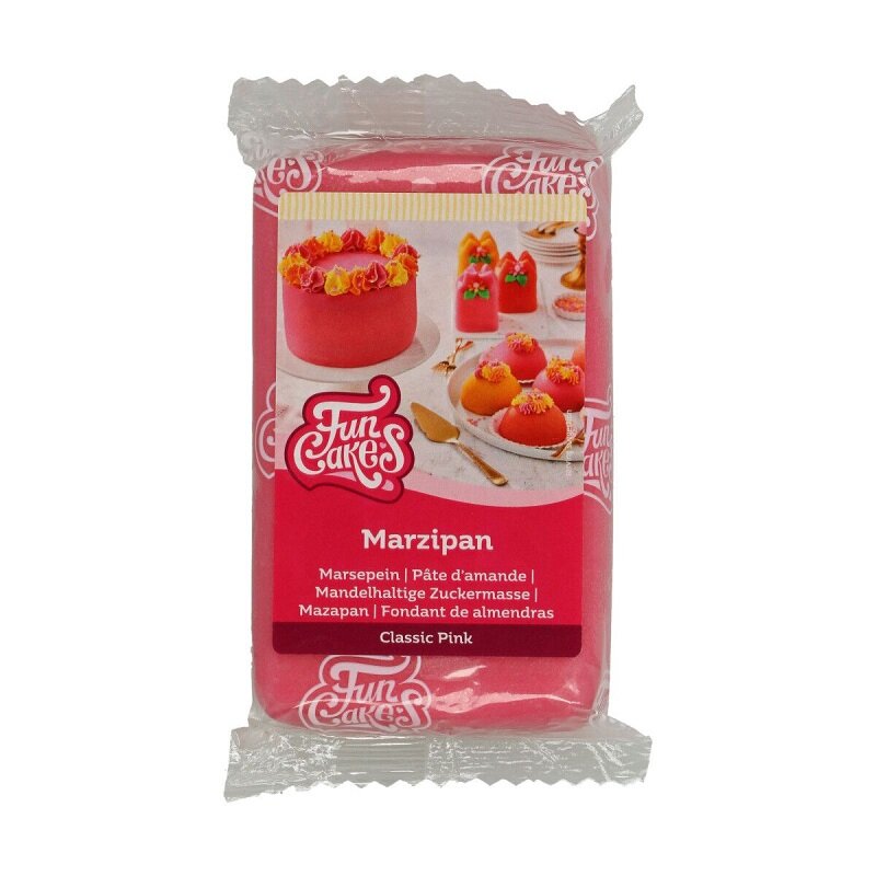 FunCakes - Marsipan Mörkrosa 250 gram