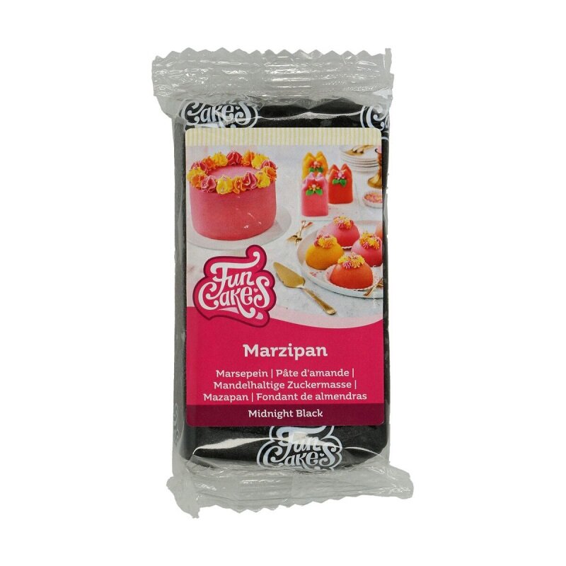 FunCakes - Marsipan Svart 250 gram