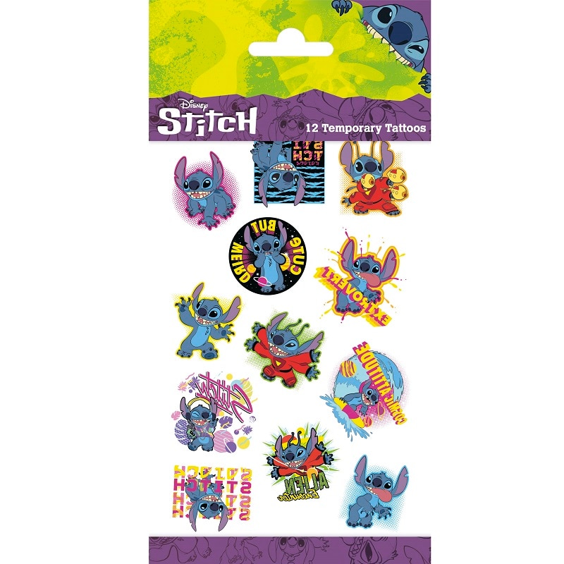 Tatueringar - Stitch 12-pack