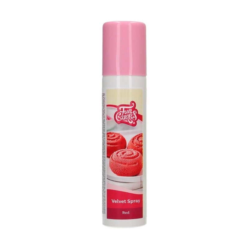 FunCakes - Ätbar Sprayfärg Röd 100 ml